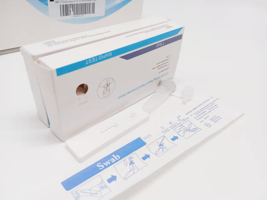 15 minuti per ottenere all'antigene di risultato i corredi rapidi della prova per SARS-CoV-2