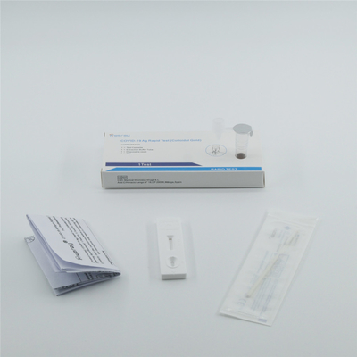 ODM dell'OEM rapido di Kit Swab Antigen Test della prova dell'oro dell'anticorpo in vitro colloidale di diagnosi