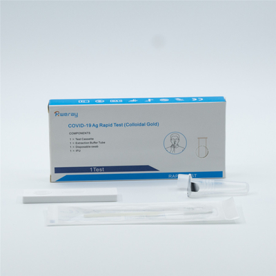 Prova colloidale Covid dell'antigene dell'oro di dosagggio immunologico non dilagante 19 corredi della prova