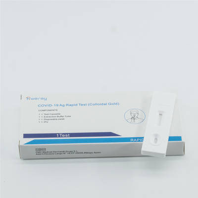 Prova colloidale Covid dell'antigene dell'oro di dosagggio immunologico non dilagante 19 corredi della prova