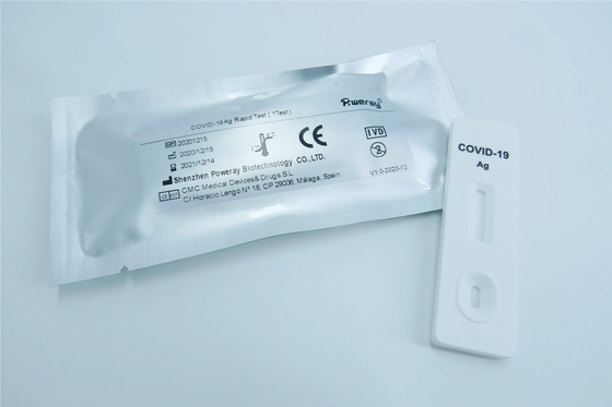 L'iso ha certificato la prova rapida Kit High Sensitivity della saliva dell'antigene dei corredi della prova di 15mins Covid 19