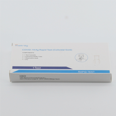 L'iso ha certificato la prova rapida Kit High Sensitivity della saliva dell'antigene dei corredi della prova di 15mins Covid 19