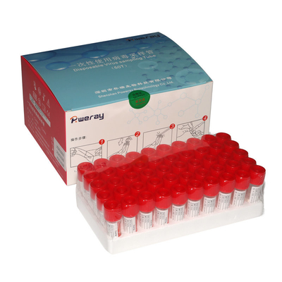 tampone eliminabile medico di 5ml VTM Kit Sample Storage Tube With
