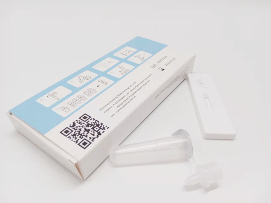Prova rapida del tampone dell'antigene dei corredi della prova del piccolo pacchetto SARS-CoV-2 con l'amplificatore del campione