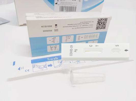 Prova rapida dell'antigene benvenuto del tampone del ODM dell'OEM 15 minuti eliminabili