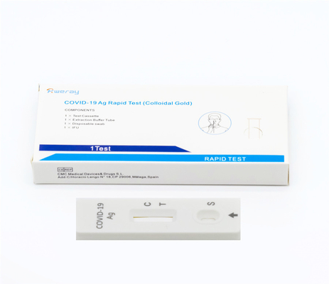 prova rapida del tampone dell'antigene 15min